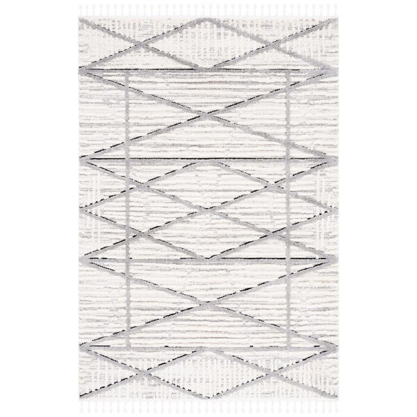 Safavieh 8 x 10 ft. Marrakech Rectangle Power Loomed Rug Beige & Grey MRK540F-8 - main